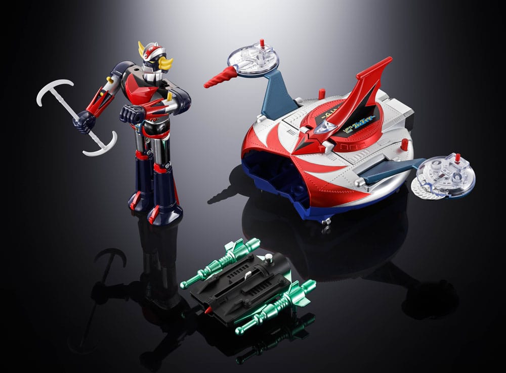 UFO Robo Grendizer Chogokin Actionfigur Deluxe Grendizer & UFO Spazer 14 cm