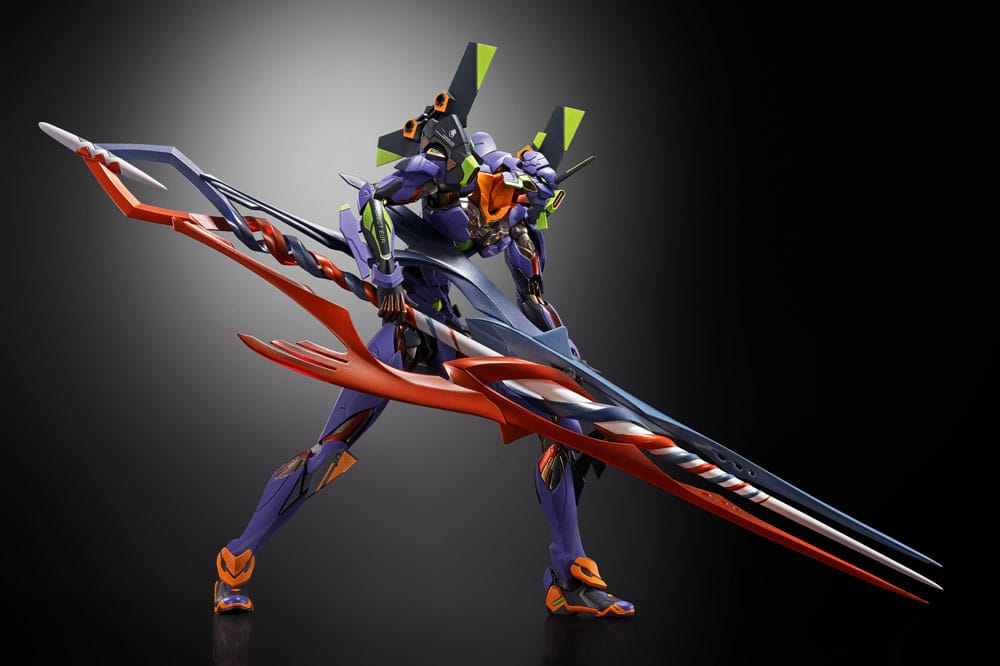 Neon Genesis Evangelion Metal Build Diecast Actionfigur Eva Test Type-01 30th with the Spear of Gaius 22 cm