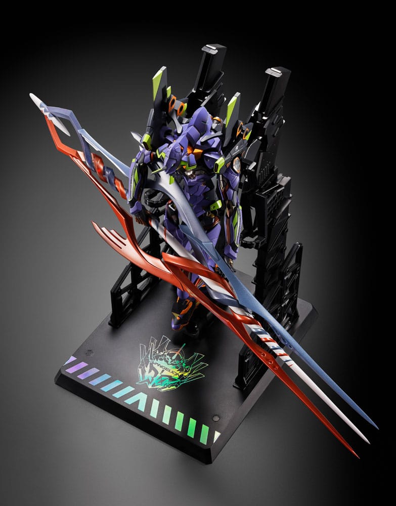 Neon Genesis Evangelion Metal Build Diecast Actionfigur Eva Test Type-01 30th with the Spear of Gaius 22 cm