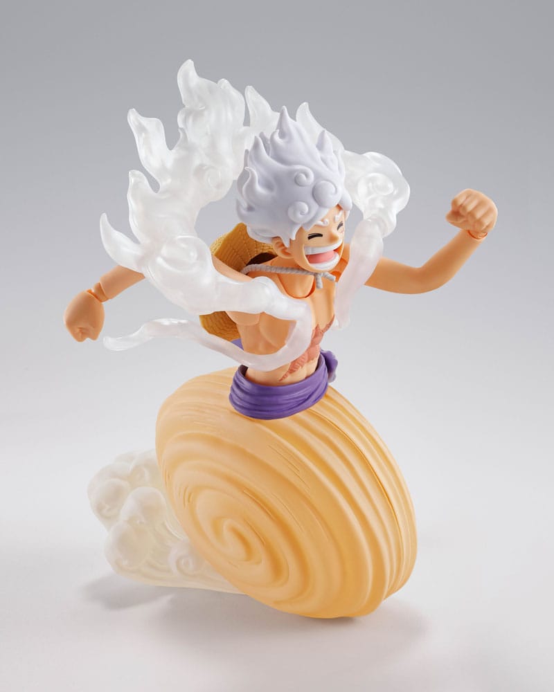 One Piece S.H.Figuarts Actionfigur Monkey D. Luffy Gear 5 -Future Island Egghead- 15 cm