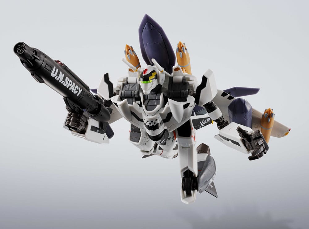 Macross Hi-Metal R Actionfigur VF-0S Phoenix (Roy Focker Use) & QF-2200D-B Ghost Set 14 cm
