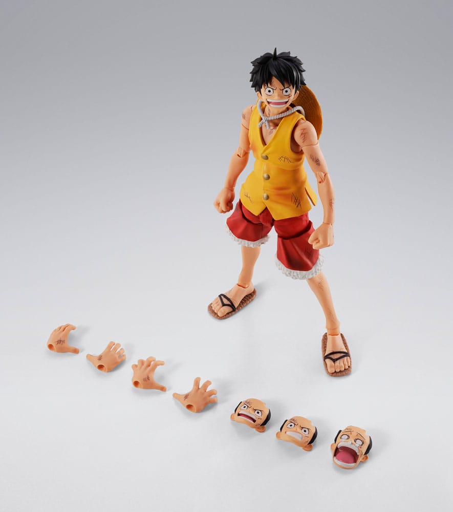 One Piece S.H.Figuarts Actionfigur Monkey D. Luffy Marineford 15 cm
