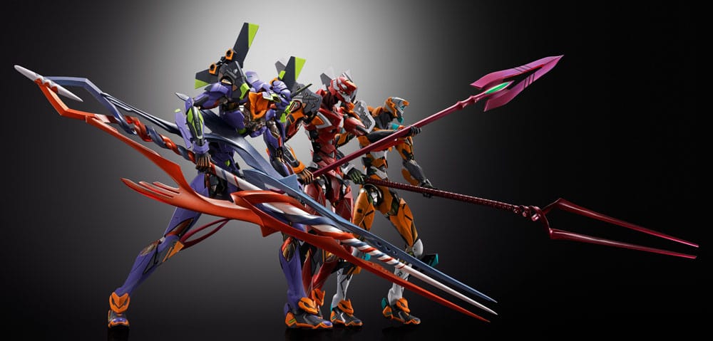 Neon Genesis Evangelion Metal Build Diecast Actionfigur Eva Production Model-02 30th with the Spear of Cassius 22 cm