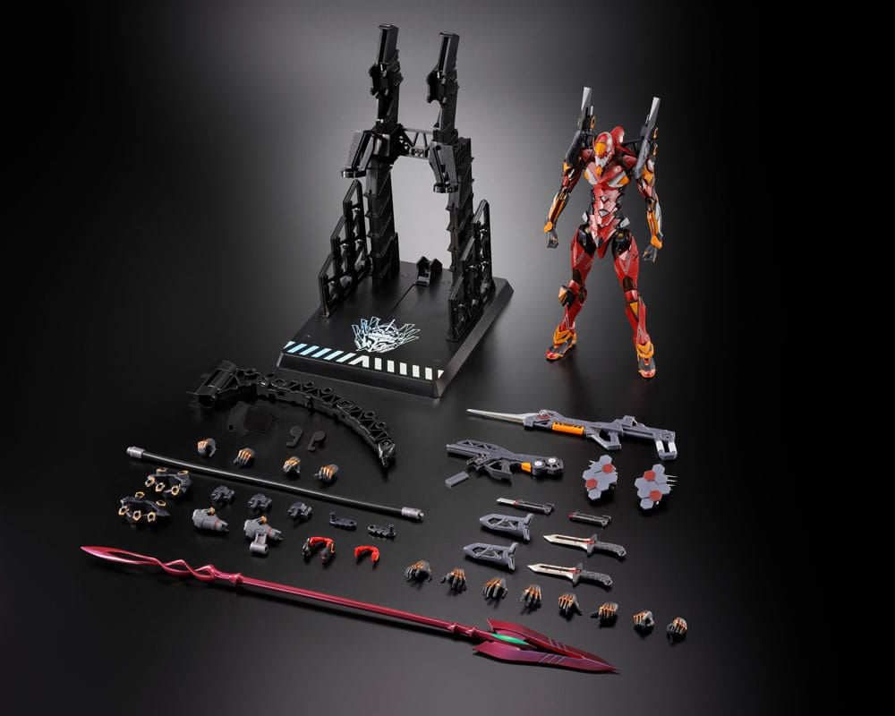 Neon Genesis Evangelion Metal Build Diecast Actionfigur Eva Production Model-02 30th with the Spear of Cassius 22 cm