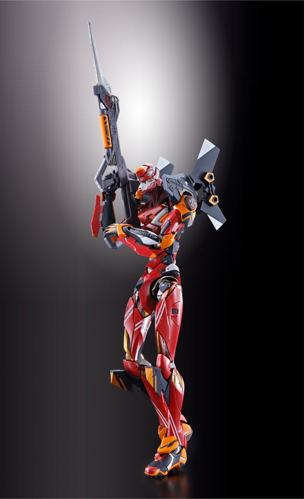 Neon Genesis Evangelion Metal Build Diecast Actionfigur Eva Production Model-02 30th with the Spear of Cassius 22 cm