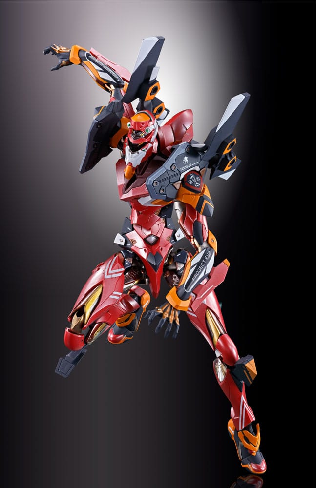 Neon Genesis Evangelion Metal Build Diecast Actionfigur Eva Production Model-02 30th with the Spear of Cassius 22 cm
