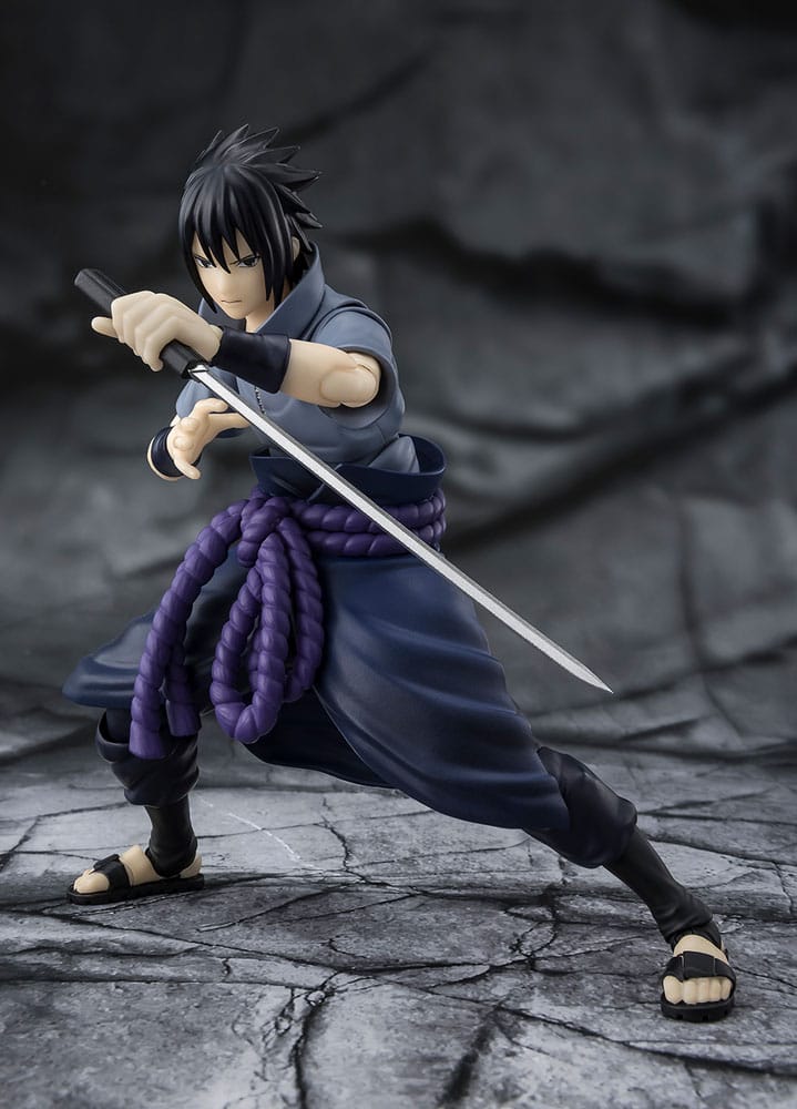 Naruto S.H.Figuarts Actionfigur Sasuke Uchiha Solitary Shinobi 15 cm