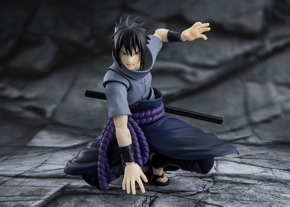 Naruto S.H.Figuarts Actionfigur Sasuke Uchiha Solitary Shinobi 15 cm