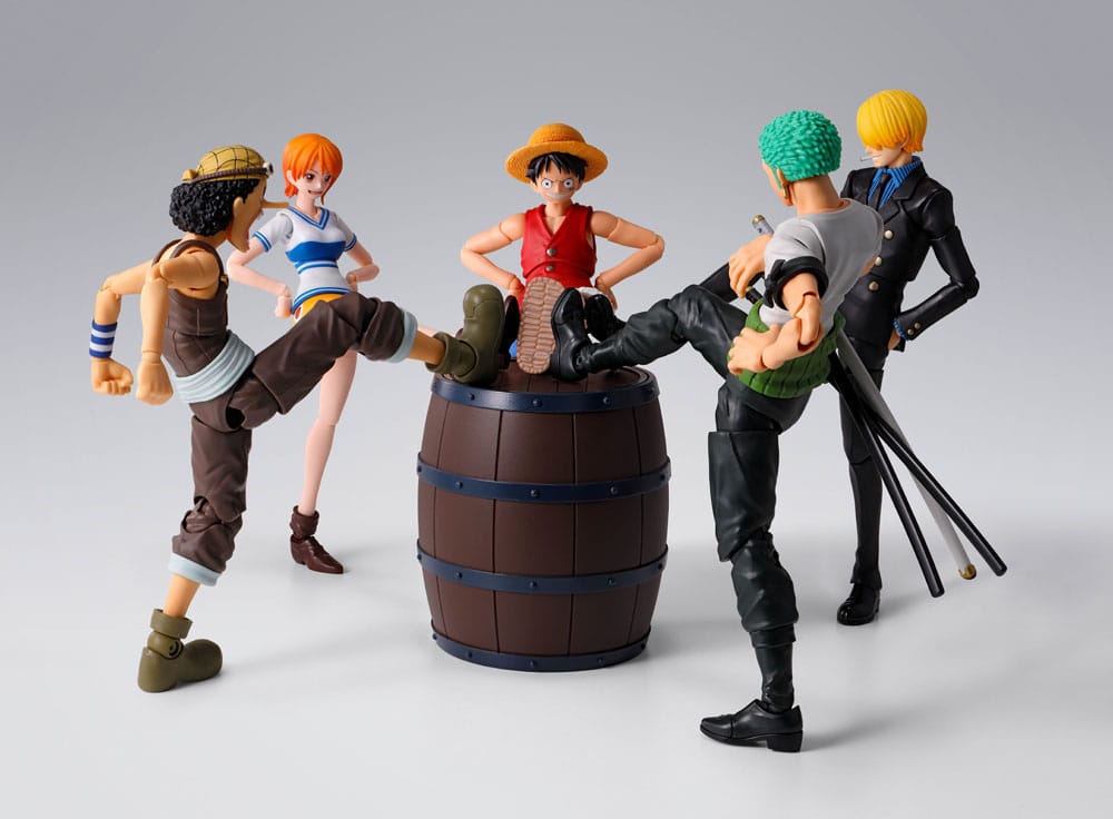 One Piece S.H. Figuarts Zubehör-Set The Straw Hat Crew Party Set