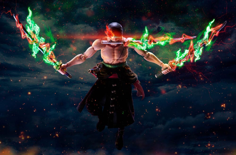 One Piece S.H.Figuarts Actionfigur Roronoa Zoro The King of Hell 15 cm