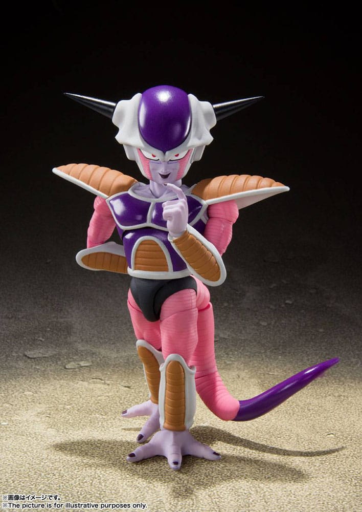Dragon Ball Z S.H. Figuarts Actionfigur Frieza (First Form) & Frieza Pod Reissue 11 cm
