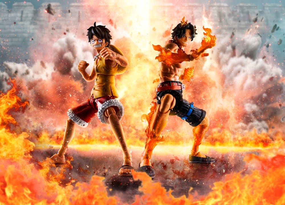 One Piece S.H. Figuarts Actionfigur Portgas D. Ace -Marineford- 16 cm