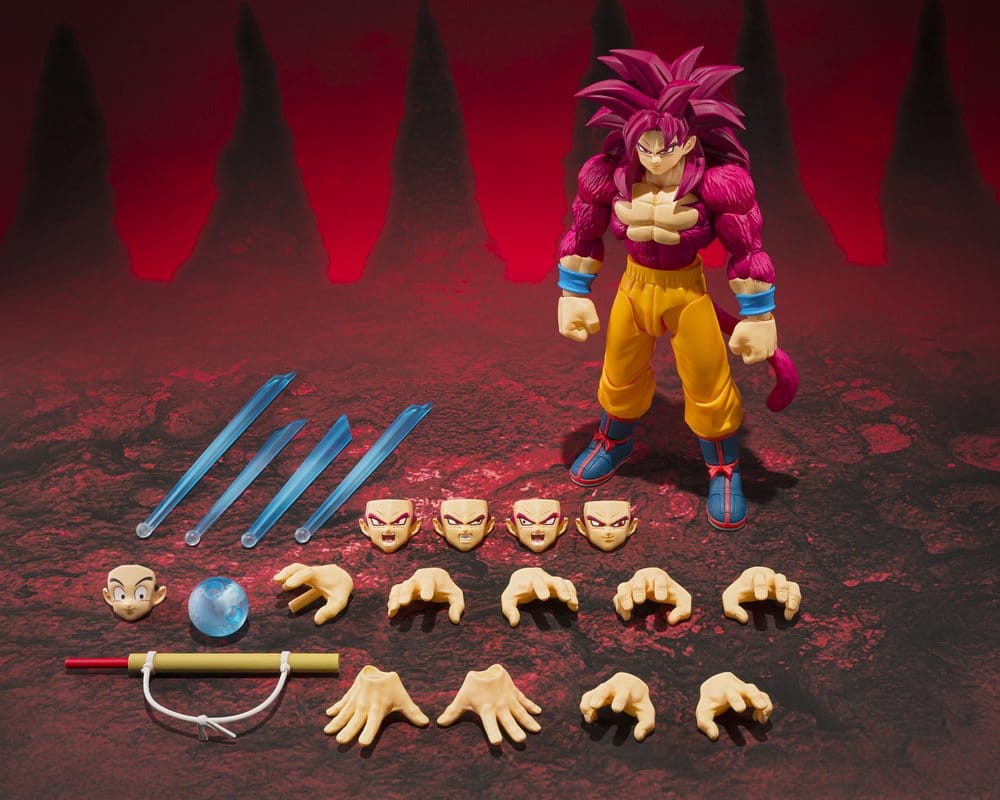 Dragon Ball S.H. Figuarts Actionfigur Super Saiyan 4 Son Goku -Daima- 15 cm