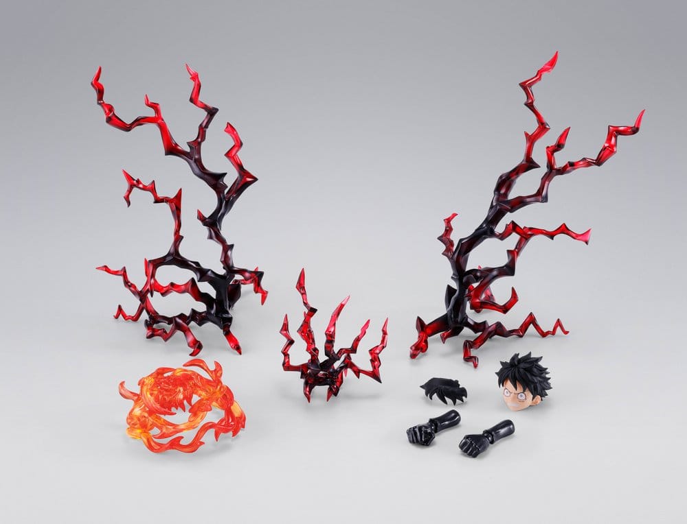 One Piece S.H.Figuarts Zubehör-Set Monkey D. Ruffy -Two Years Later- Option Parts Set