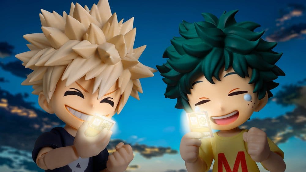 My Hero Academia S.H.Figuarts Actionfigur Izuku Midoriya & Katsuki Bakugo -Childhood Set- 9 cm