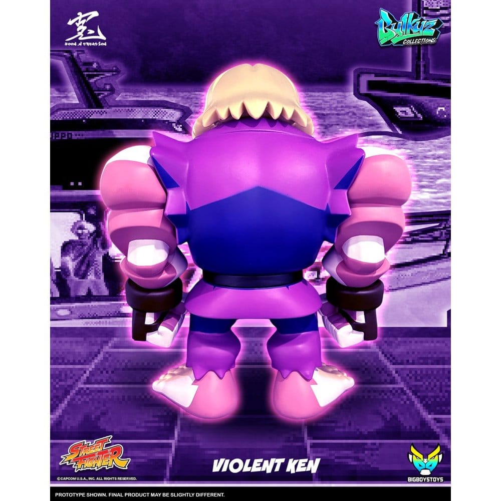 Street Fighter Bulkyz Vinyl-Figur Violent Ken 30 cm