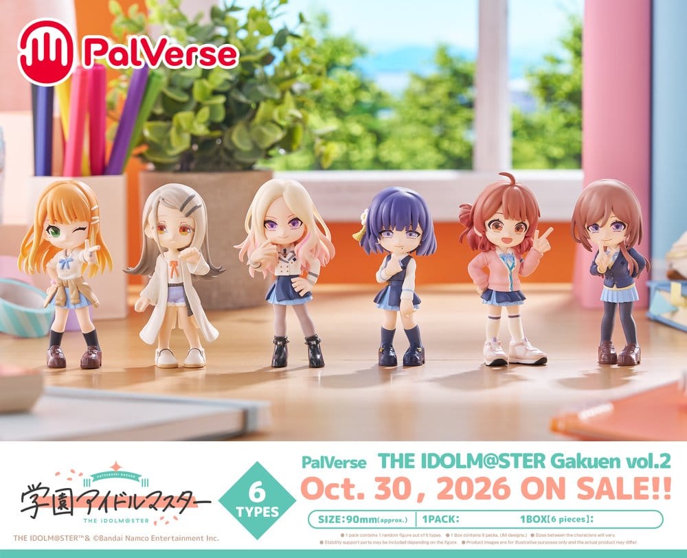 The Idolmaster PalVerse Minifiguren vol.2 Blind Box Display (6)