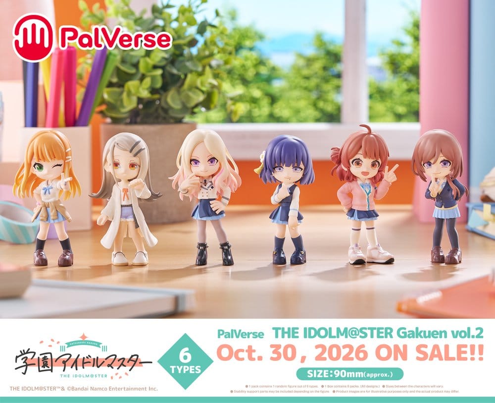 The Idolmaster PalVerse Minifiguren vol.2 Blind Box Display (6)