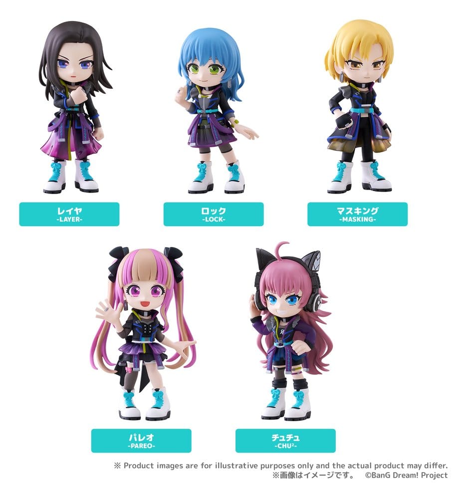 BanG Dream! PalVerse Minifiguren Blind Box Sortiment (6)