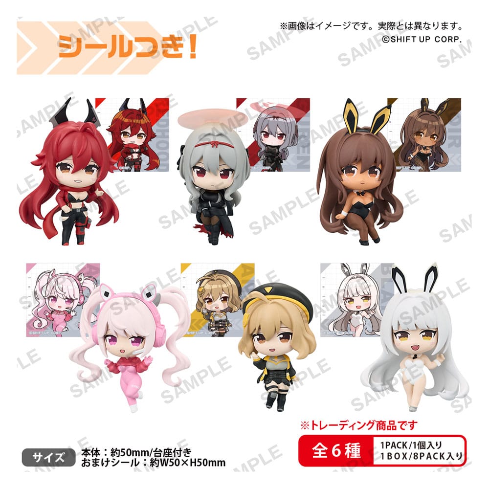 Goddess of Victory: Nikke PVC Figuren Vol. 2 Rich Box 5 cm Sortiment (8)