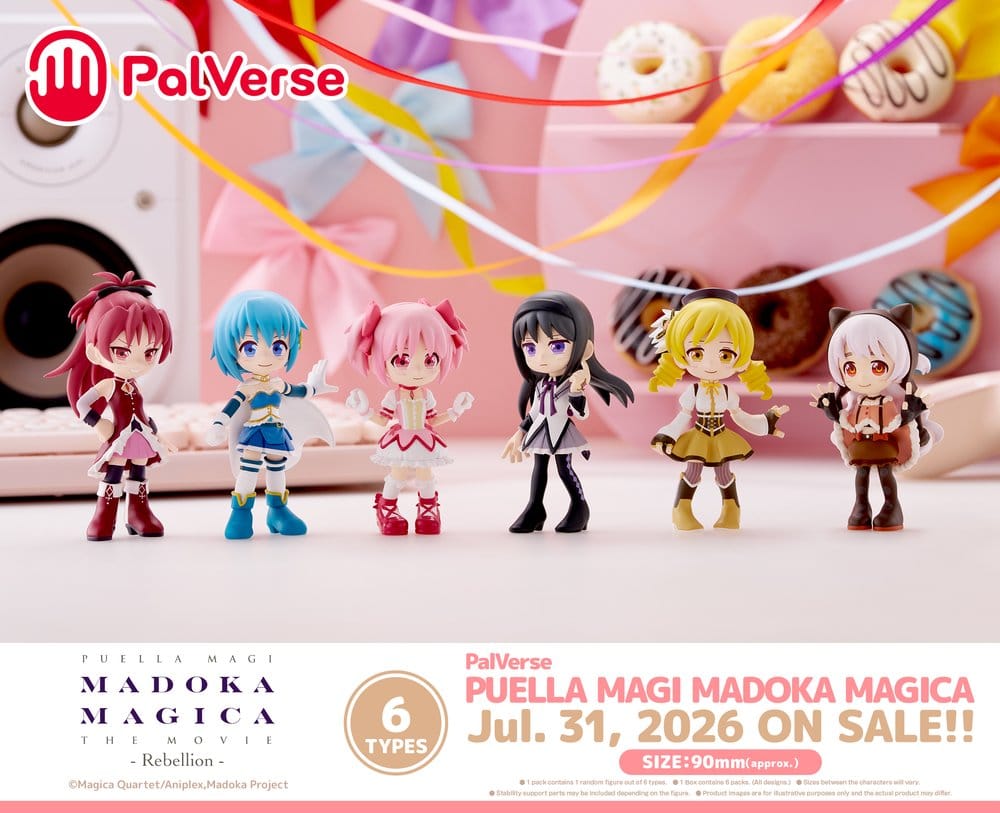 Puella Magi Madoka Magica PalVerse Collection PVC Figuren Box Ver. 9 cm Sortiment (6)