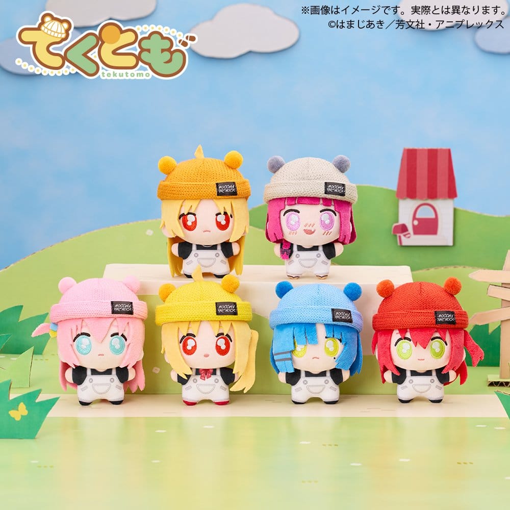 Bocchi the Rock! tekutomo Plush Keychain Blind Box Display (6)