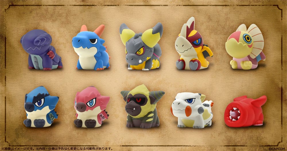 Monster Hunter Figure Builder Sammelfiguren 3 - 5 cm Finger Puppet Monster Hunter Vol. 2 (10)