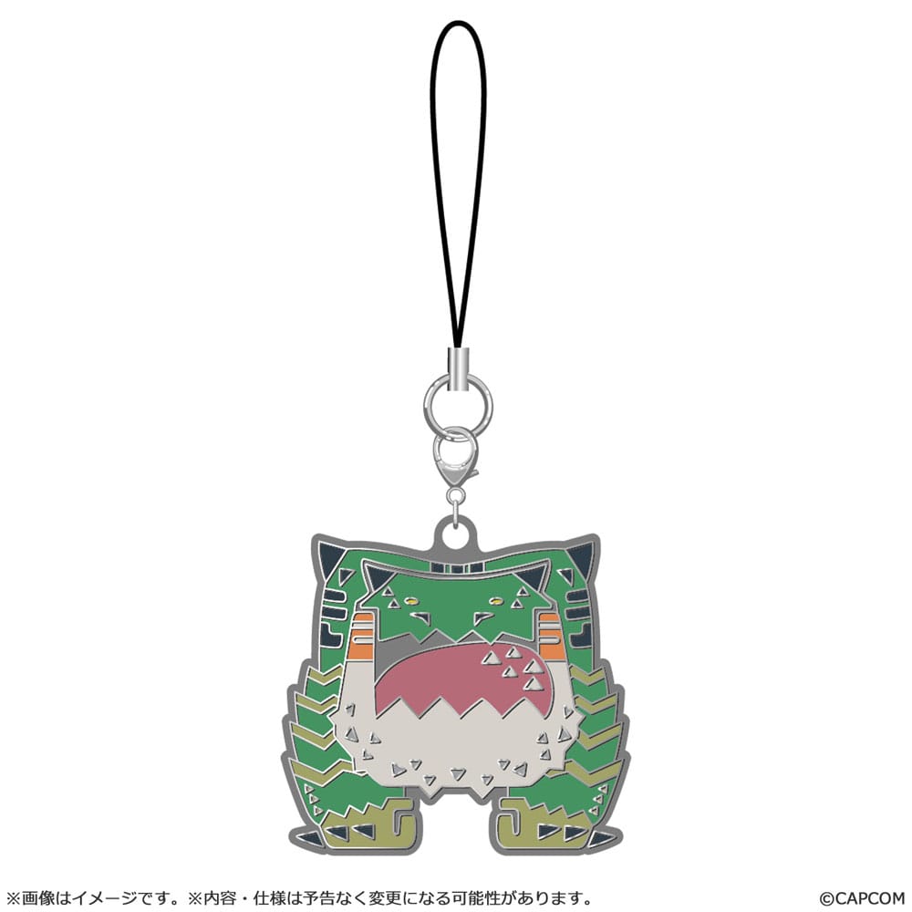 Monster Hunter Wilds Metall-Schlüsselanhänger Monster icon Blind Box Sortiment (10)