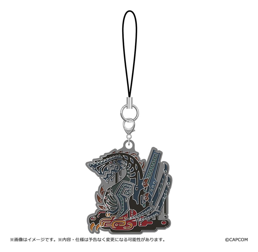 Monster Hunter Wilds Metall-Schlüsselanhänger Monster icon Vol. 2 Blind Box Sortiment (10)
