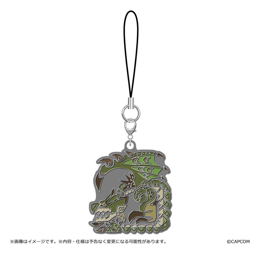 Monster Hunter Wilds Metall-Schlüsselanhänger Monster icon Vol. 2 Blind Box Sortiment (10)
