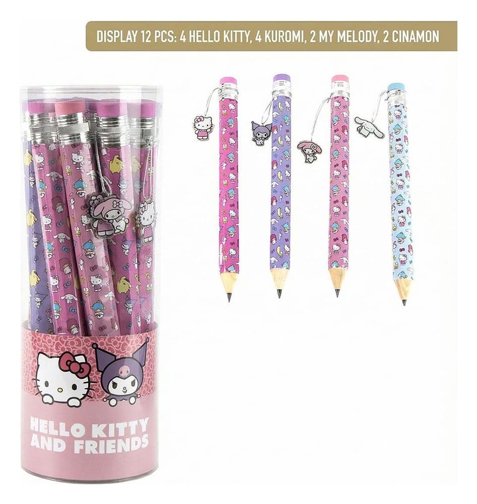 Sanrio Große Bleistifte Hello Kitty Display (12)