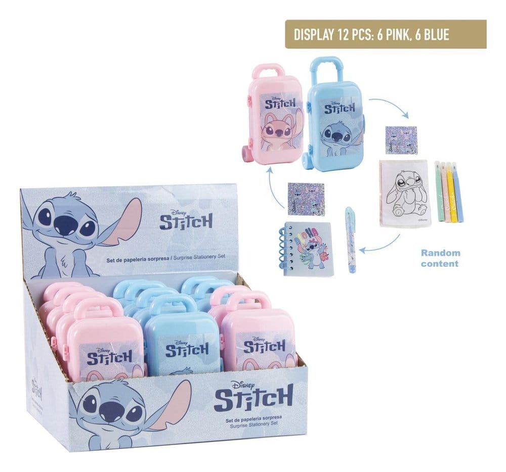 Disney Schreibwaren-Set Stitch Blind Box Display (12)