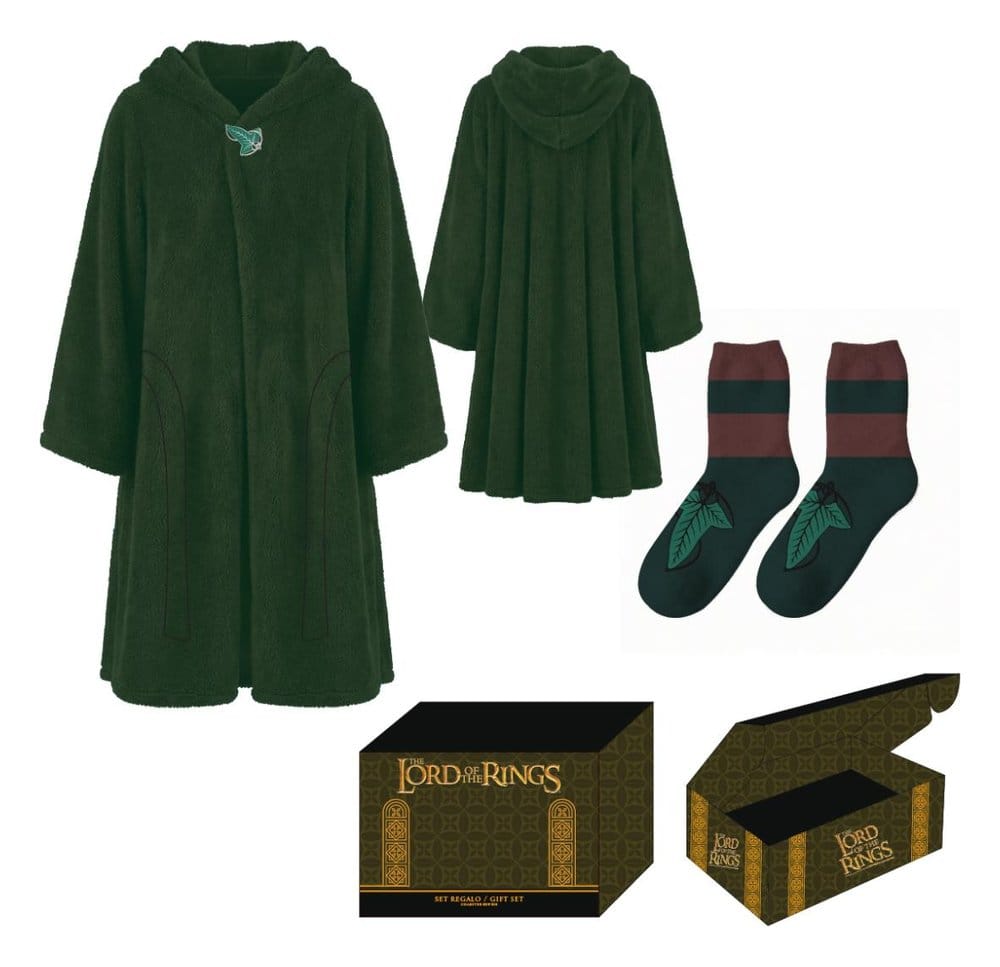 Der Herr der Ringe Fleece-Umhang & Socken Geschenkset