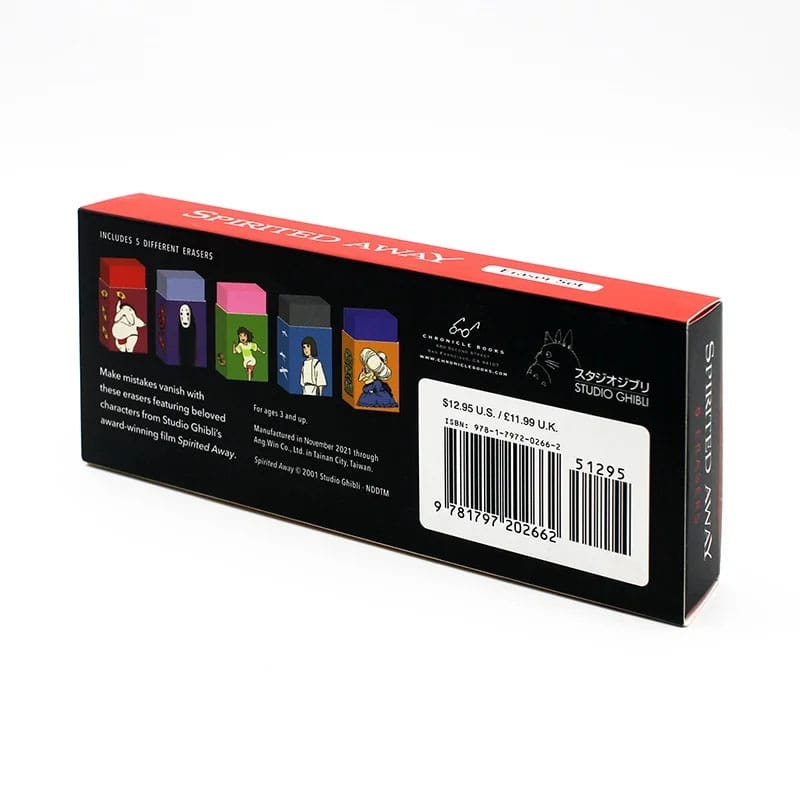Chihiros Reise ins Zauberland Radiergummi Set (5)