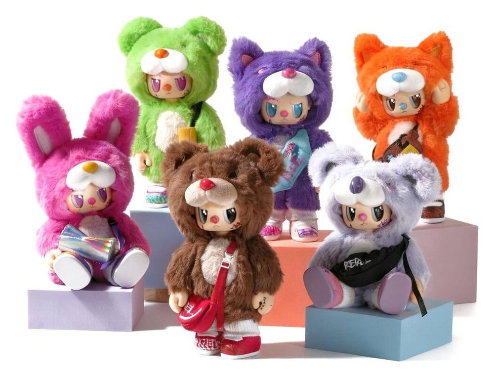 Rebel Bears Actionfiguren Plüsch Blind Box Movable Series Display 18 cm (6)