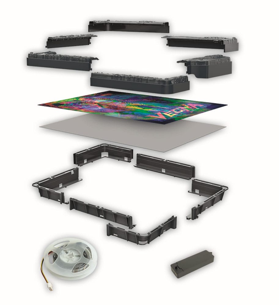 Stranger Things Metamorphic Art Collection Puzzle mit Leucht-Effekt Vecna (520 Teile)