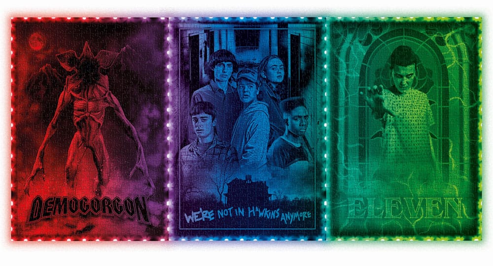 Stranger Things Metamorphic Art Collection Puzzle mit Leucht-Effekt Demogorgon (520 Teile)