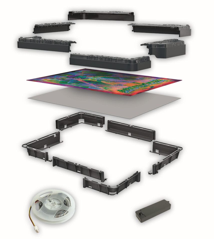 Stranger Things Metamorphic Art Collection Puzzle mit Leucht-Effekt Demogorgon (520 Teile)