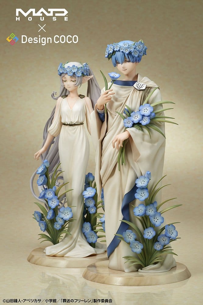 Frieren: Beyond Journey's End PVC Figuren 2er-Pack Frieren & Himmel Art Nouveau Style