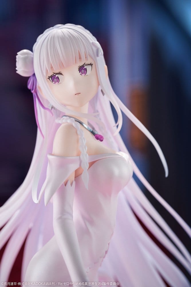Re:ZERO -Starting Life in Another World- PVC Figur 1/7 Emilia Wedding dress Ver. 24 cm