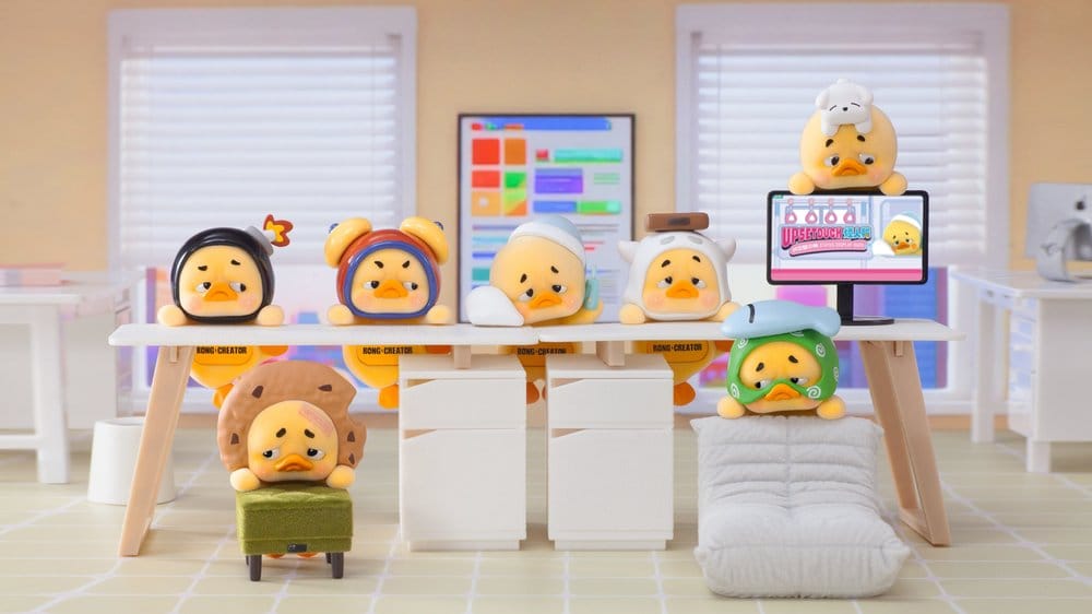 Upset Duck: Status Display Duck Blind Box Figur 5 cm Display (6)