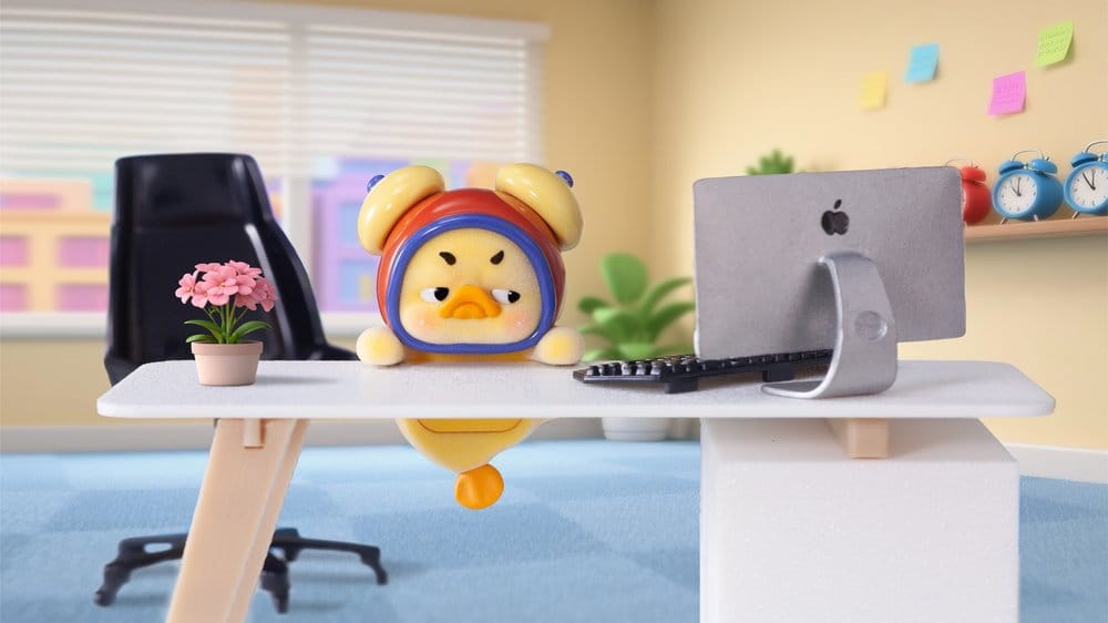 Upset Duck: Status Display Duck Blind Box Figur 5 cm Display (6)