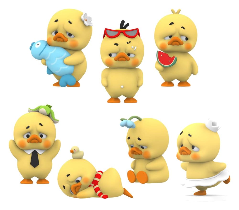 Upset Duck: Stop the Spiral Duck Blind Box Figur 10 cm Display (6)