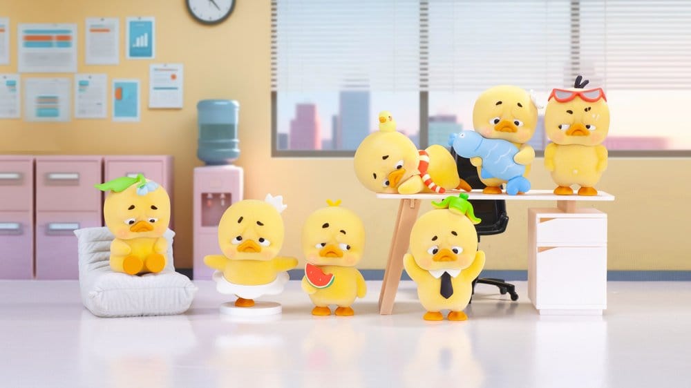 Upset Duck: Stop the Spiral Duck Blind Box Figur 10 cm Display (6)