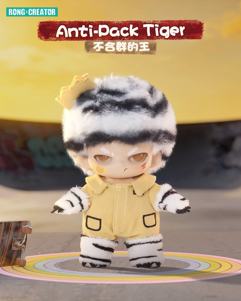 Neekyio Silent Beast Plüsch-Schlüsselanhänger 15 cm Blind Box Display (6)