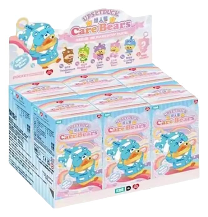 Upset Duck: Rainbow Care Bears Blind Box Schlüsselanhänger 16 cm Display (6)