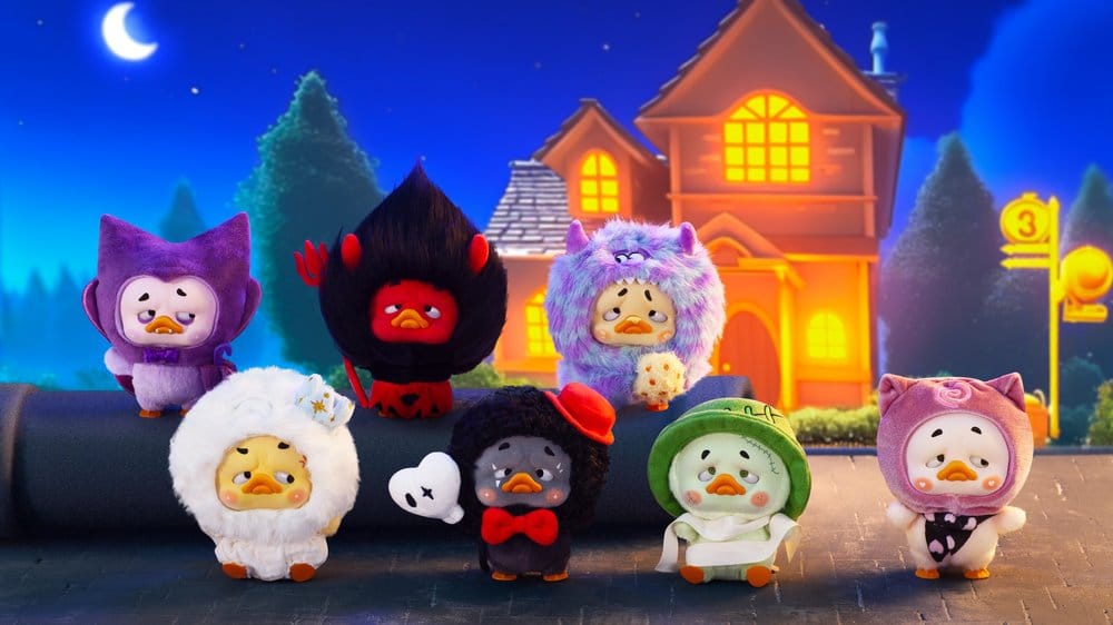 Upset Duck: Colorful Player Duck Blind Box Schlüsselanhänger 16 cm Display (6)