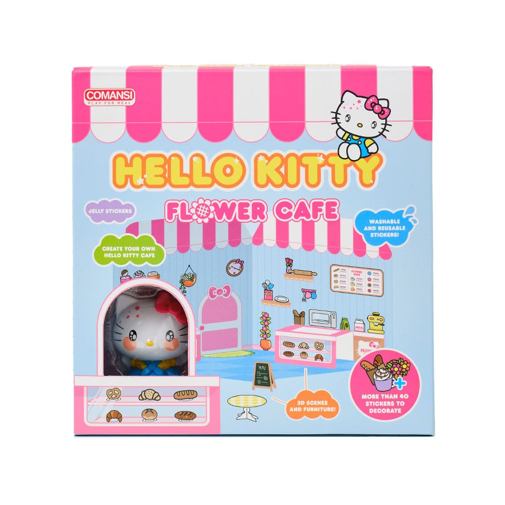 Hello Kitty and Friends Minifigur Sticker House Hello Kitty Flower Café