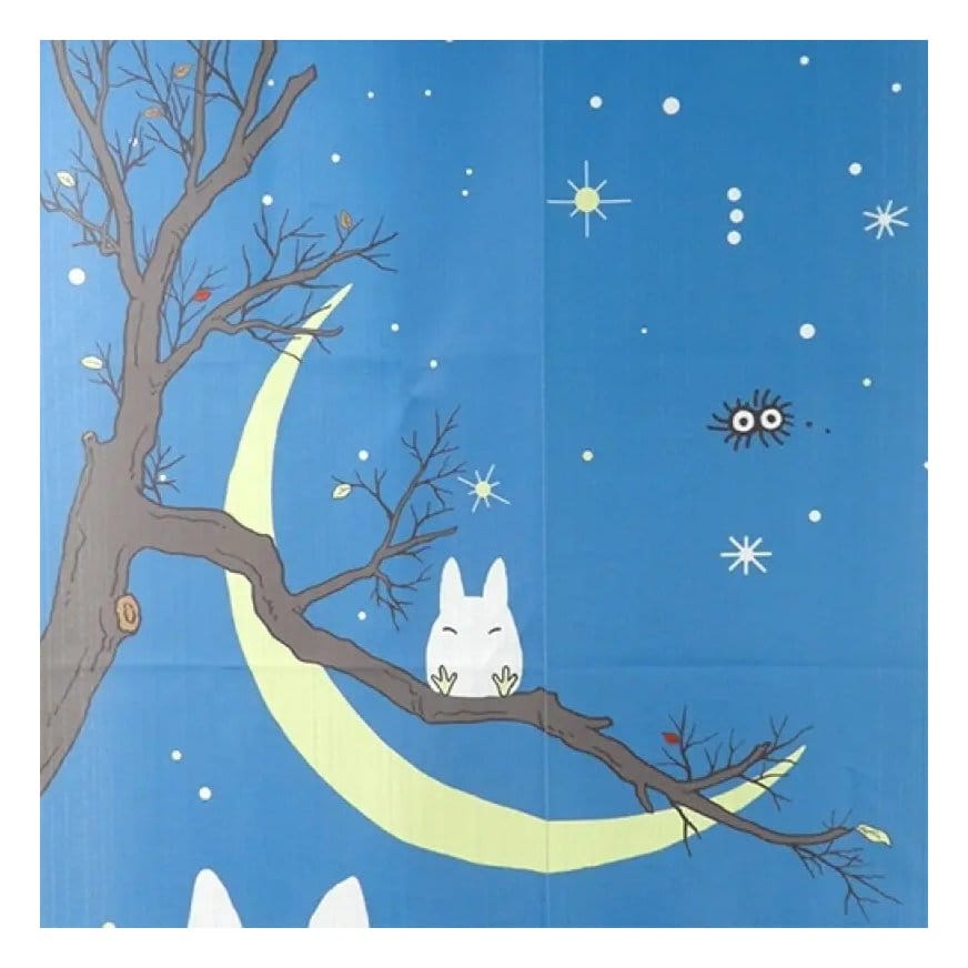 Mein Nachbar Totoro Noren-Vorhänge Totoro & snowman