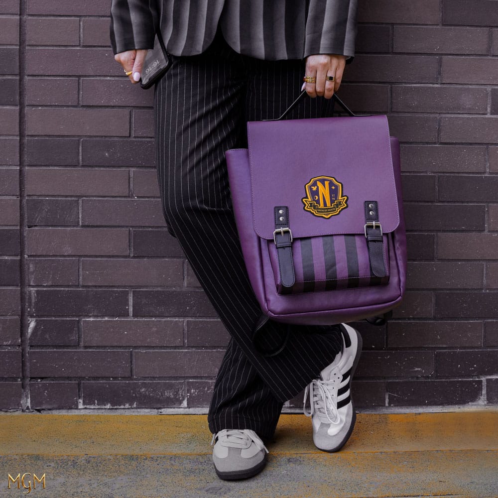 Wednesday Rucksack Nevermore Academy Purple
